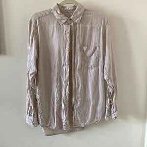 UNIQLO men’s linen medium button up